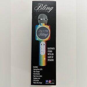 Sing-Along Bling Bluetooth Karaoke Microphone